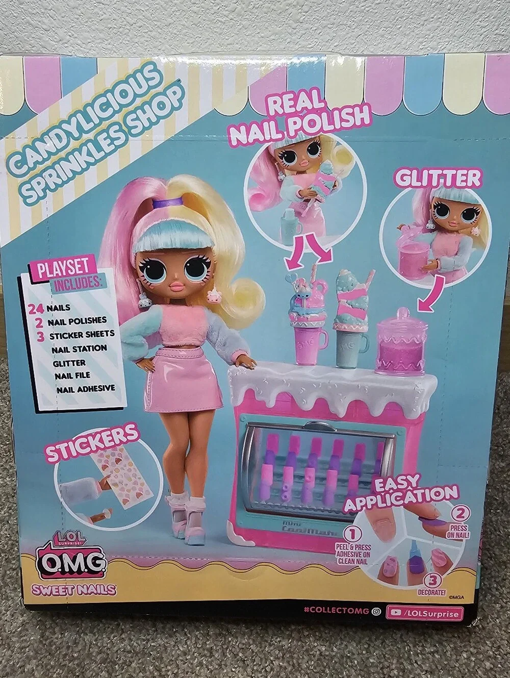 L.O.L. Surprise OMG Sweet Nails Set